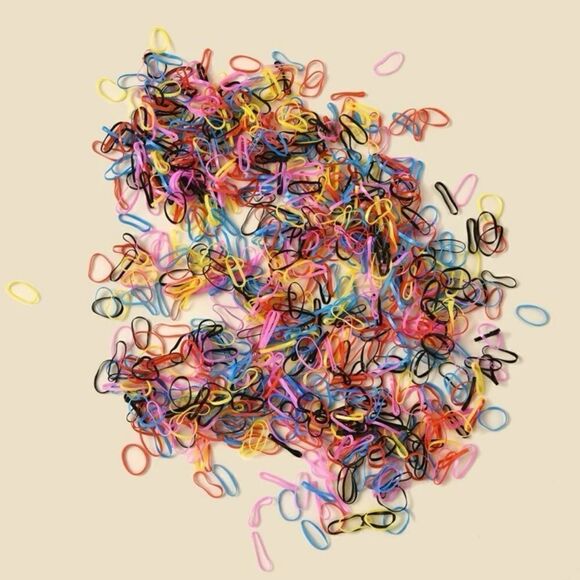 5000pc Mini Elastic Hair Ties - Picture 3 of 9